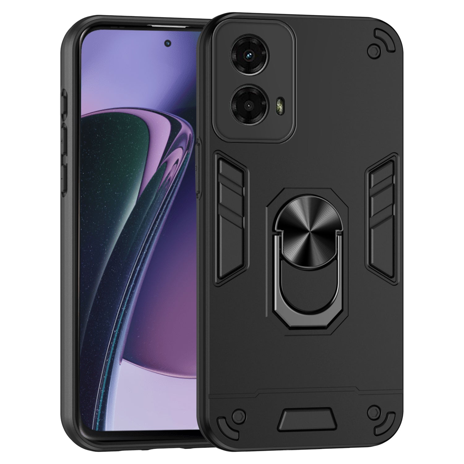 For Motorola Moto G 5G (2024) Case Kickstand Phone Cover Support Magnetic Car Mount For Motorola Moto G 5G (2024) Case Kickstand Phone Cover Support Magnetic Car Mount